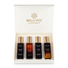 Bella Vita Luxury Perfume Gift Set Oud Ceo G.O.A.T Body Spray Fragrância 4 x 20ML comprar usado  Enviando para Brazil