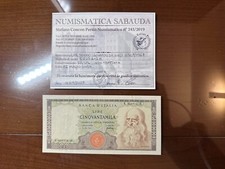 Banconota lire 50000 usato  Rivoli