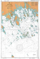 Admiralicja 1089 Podejścia Kotka Hamina Morze Bałtyckie Zatoka Finlandia Mapa morska na sprzedaż  Wysyłka do Poland