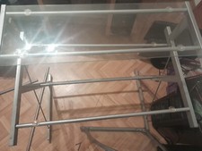 Eckschreibtisch grauem gestell gebraucht kaufen  Steinfurt