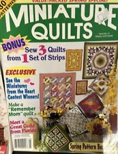 Miniature quilts magazine for sale  Dacula