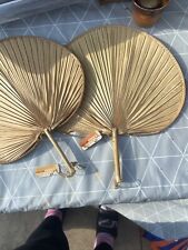 Chinese woven fans for sale  SWADLINCOTE