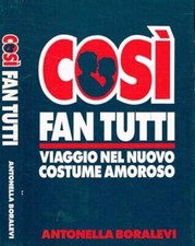 Così fan tutti. usato  Fonte Nuova