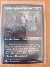 Alto-falante Sivriss Nightmare gravado em folha Magic The Gathering Baldurs Gate 500 cobra comprar usado  Enviando para Brazil