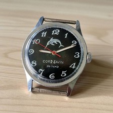 Relógio masculino Wostok raro mecânico soviético URSS VOSTOK CORNAVIN 18 joias comprar usado  Enviando para Brazil