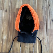 Usado, Capa de cabeça vintage GF GunFlint caça capuz feita nos EUA segurança laranja Berco comprar usado  Enviando para Brazil