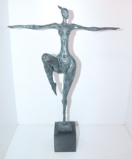 Große bronze figur gebraucht kaufen  Borken