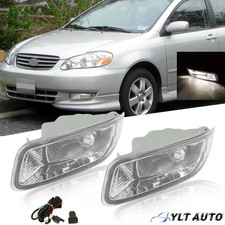Par de Lâmpada de Direção de Luz de Neblina Lente Transparente Frontal Para Toyota Corolla 2003 2004 Com Lâmpada comprar usado  Enviando para Brazil