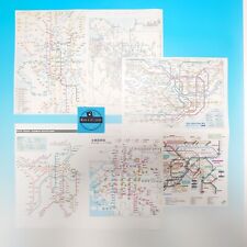 Tokyo Osaka Kyoto Metro Subway JR Map Set PASMO Suica Inglês Sightseeing Japão comprar usado  Enviando para Brazil