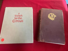 1959 CIRCUS 2 BOOKS 1933 BIG CAGE E ANTHONY 1959 Ticket To The Circus P. Fox- C8 comprar usado  Enviando para Brazil