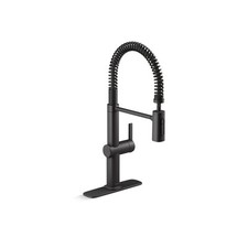 Torneira de cozinha KOHLER Clarus semi-profissional pulverizador pull down em preto fosco comprar usado  Enviando para Brazil