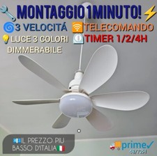 Ventilatore soffitto con usato  Italia