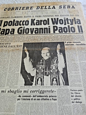 Giornali storici papa usato  Italia