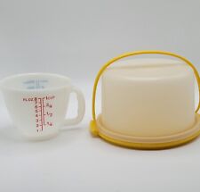 De colección Tupperware Porta Pasteles Amarillo y Taza Medidora Jugar Cocina Juguetes Mini Niños segunda mano  Embacar hacia Argentina