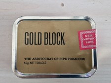 Tobacco tin gold for sale  DERBY