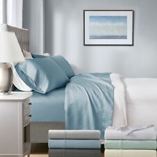 Conjunto de lençóis Beautyrest 4 peças contagem de 1000 fios HeiQ temperatura inteligente mistura de algodão comprar usado  Enviando para Brazil