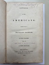 1839 Notions of the Americans: Picked up by a Travelling Bachelor in two volumes comprar usado  Enviando para Brazil