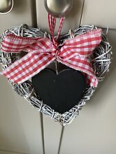 Wicker hanging heart for sale  REDDITCH