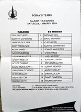 Falkirk mirren scottish for sale  GRANGEMOUTH