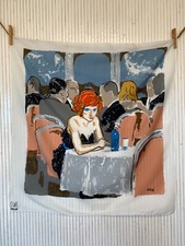 Foulard carré 90cm d'occasion  Le Péage-de-Roussillon
