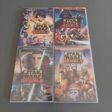 STAR WARS REBELS TEMPORADAS 1-2-3-4 Disney Lucasfilm DVD Conjunto Raro comprar usado  Enviando para Brazil