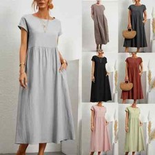 Cotton linen midi for sale  NOTTINGHAM