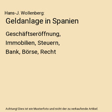 Geldanlage spanien geschäftse gebraucht kaufen  Trebbin