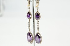 Amethyst hrhänger 583 gebraucht kaufen  Hamburg