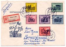 DDR 1959 Mischfrankatur Vögel Michel Nr. 698-703 comprar usado  Enviando para Brazil