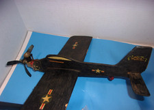 Avião a gás movido a madeira modelo construído em casa avião antigo PEÇAS como está comprar usado  Enviando para Brazil