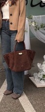 Damen suede handtasche gebraucht kaufen  Tettnang