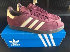 Adidas gazelle maroon for sale  CASTLEFORD