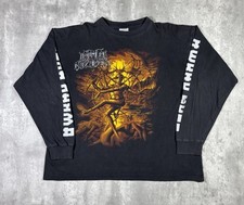Camiseta Vintage Empalada Banda Nazarena Manga Longa Preta Tamanho XL Preta Death Metal, usado comprar usado  Enviando para Brazil