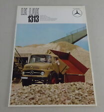Folheto Mercedes-Benz LK/LAK 1313 + Suporte de tração nas quatro rodas 09/1967 comprar usado  Enviando para Brazil