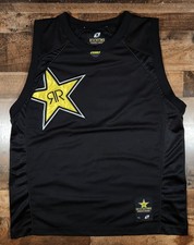 Usado, Camiseta Rockstar Energy Drink basquete masculina XXL preta Moto Racing One Industries comprar usado  Enviando para Brazil