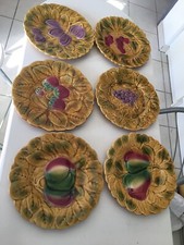 Assiettes barbotine signé d'occasion  Bailleul