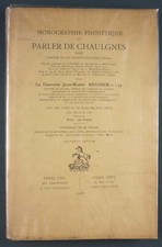 Monographie phonetique parler d'occasion  Clamecy