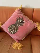 Washed pink velvet for sale  LONDON