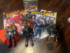 Lote completo de bonecos McFarlane DC Ghosts Krypton Earth-2 Superman Brainiac Zod 7" comprar usado  Enviando para Brazil
