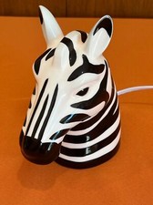 Ceramic zebra light for sale  New Lenox