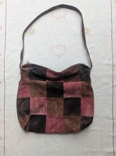 Vintage suede patchwork for sale  LONDON