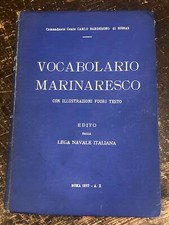 Vocabolario marinaresco con usato  Italia