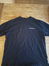 Balenciaga black logo for sale  RICHMOND