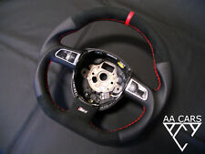 Volante AUDI A4 B7 S4 RS4 A4 B8 S6 fundo plano grosso Alcantara Paddles! comprar usado  Enviando para Brazil