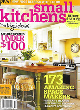 Small Kitchens Magazine Budget Updates Instant Islands Storage Before After 2012 segunda mano  Embacar hacia Mexico