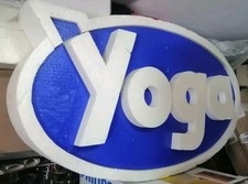 Insegna polistiloro yoga usato  Bari