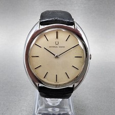 Relógio masculino universal Geneve 35 mm mostrador branco aço corda manual 842111 funciona vintage comprar usado  Enviando para Brazil