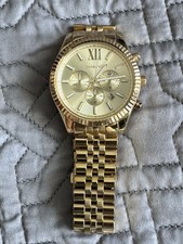 Novo sem caixa Michael Kors MK8280 relógio masculino Lexington aço inoxidável ouro/ouro comprar usado  Enviando para Brazil