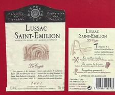 Etiquette bordeaux lussac d'occasion  Albertville