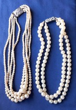 Pearl necklaces 1920s for sale  THIRSK